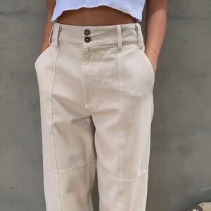 MATE the Label Cotton Canvas Patch Pant